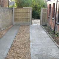 After - Concrete Driveway with Shingle