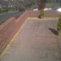 Front Garden Brick Wall