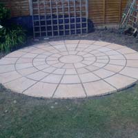 Rotunda circle paving