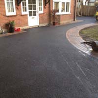 After - Tarmac and block paviour driveway