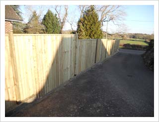 An example of JMC Services's Fencing Work